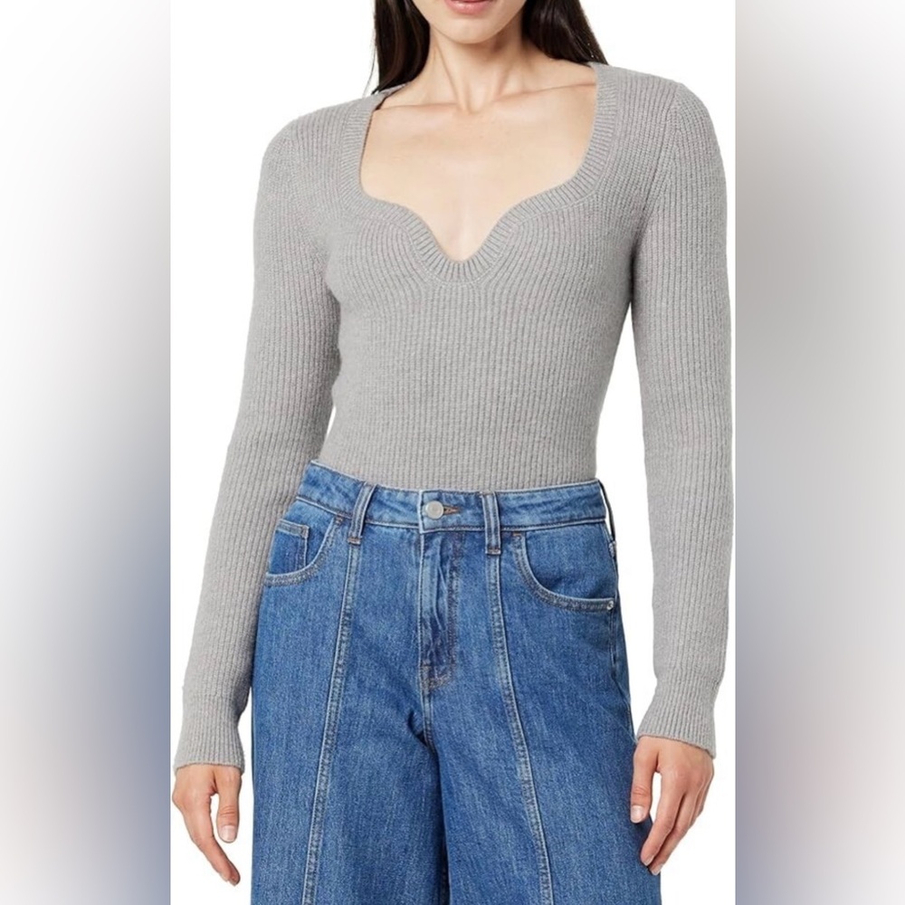 The Drop Gray Sweater - NWT